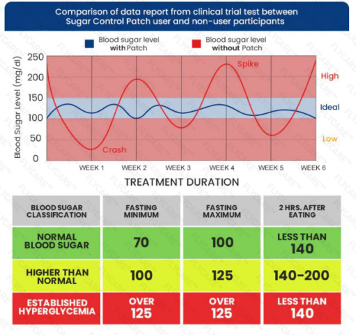 FLYCARE™ Blood Sugar Control Patch