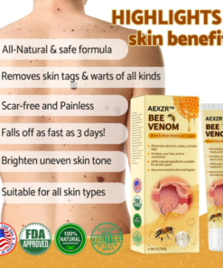 AEXZR™ Bee Venom Mole and Wart Treatment Cream