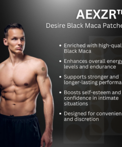 AEXZR™ Desire Black Maca Patches