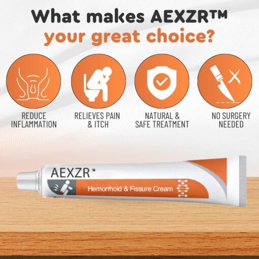 AEXZR™ Hemorrhoid & Fissure Cream