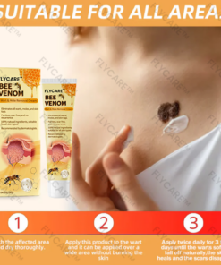 FLYCARE™ Bee Venom Mole and Wart Treatment Cream