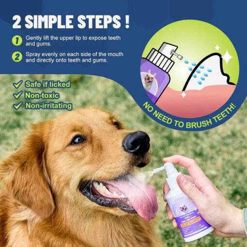 Hudros™ Teeth Cleaning Spray for Dogs & Cats