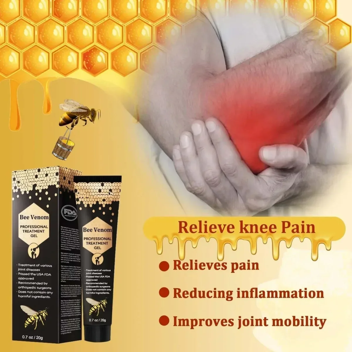 LOVILDS™ New Zealand Bee Venom Joint Relief Gel