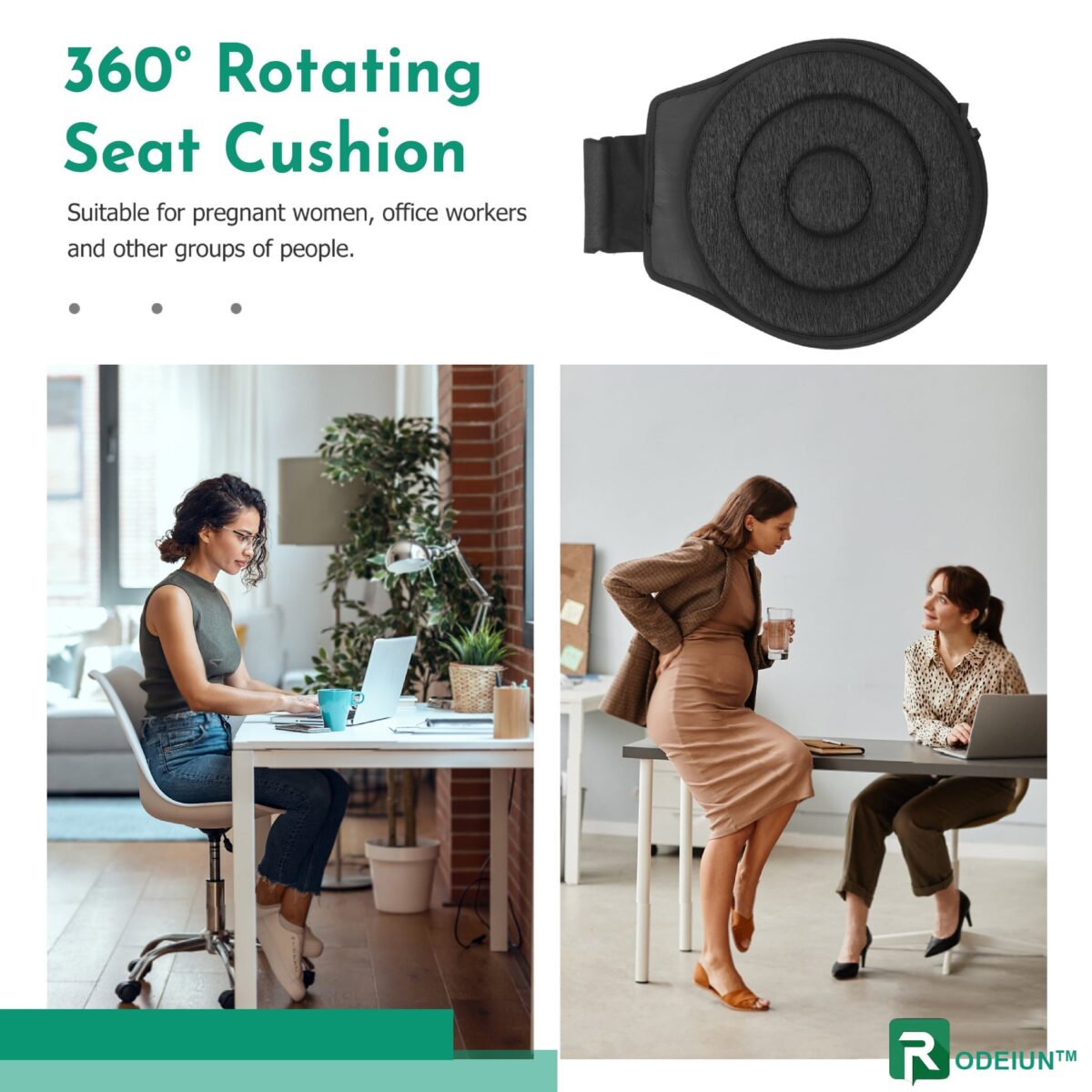 ODEIUN™ 360° Rotating Seat Cushion