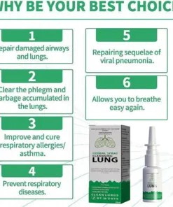 ORAL LUNG SPRAY: POWERFUL LUNG SUPPORT CLEANSE & REPAIR