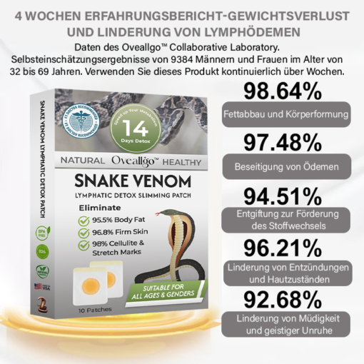 Oveallgo™ Schlangengift-Lymph-Detox-Pflaster