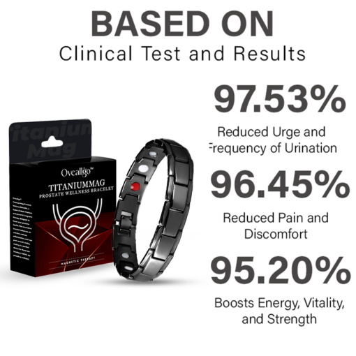 Oveallgo™ Titanium Magentique Prostate Wellness Bracelet