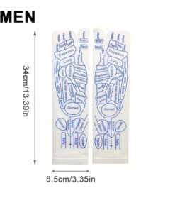 Reflexology Chart Socks with Trigger Point Massage Tool