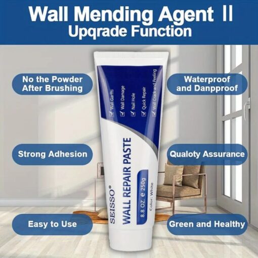 Wall Repair Paste Putty Repair Kit With Scraper