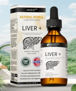 AAFQ® Natural Herbal Liver Supplement - Powerful Liver Support - Detox & Repair - Herbal Supplements