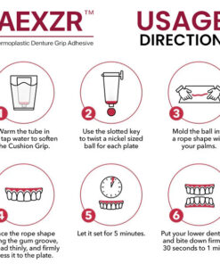 AEXZR™ Thermoplastic Denture Grip Adhesive