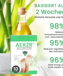 AEXZR™ Detox Prostata-Pflaster – Geheimnis jugendlicher Haut