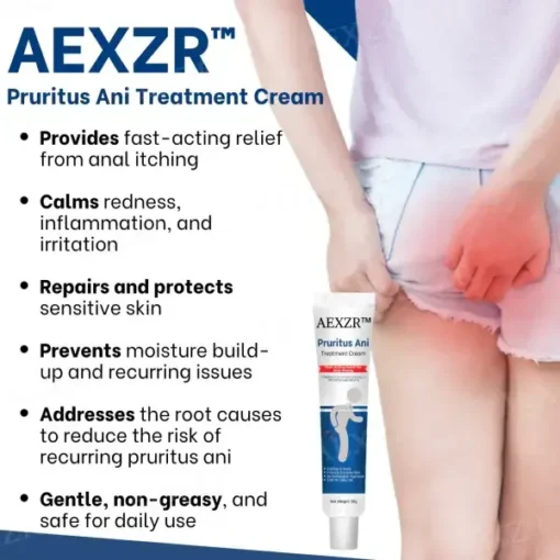 AEXZR™ Pruritus Ani Treatment Cream