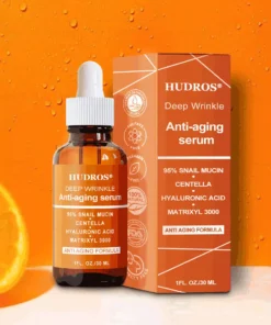 HUDROS® Deep Wrinkle Anti-Aging Serum - Gentle Day & Night Skincare