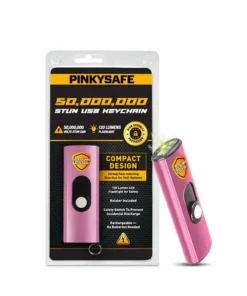 PinkySafe Prime 50,000,000 Stun USB Keychain