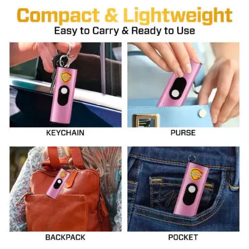 PinkySafe Prime 50,000,000 Stun USB Keychain