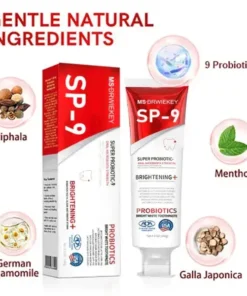 Super Probiotic-9 Toothpaste with 9 Probiotics oalance Oral microbiota strength