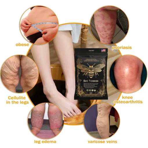 VascuTone™ Bee venom lymphatic detoxification slimming foot bath beads