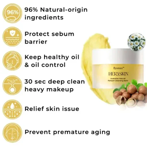 flysmus™ HERASKIN Australian Natural Pamper Cleansing Balm