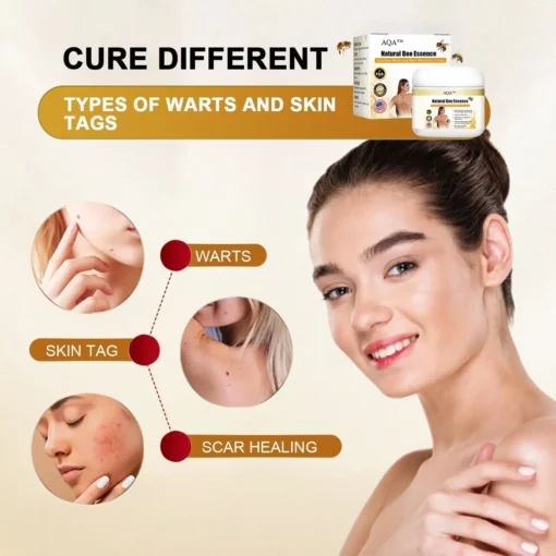 AQA™ Natural Bee Essence Mole and Wart Treatment Cream - Image 12