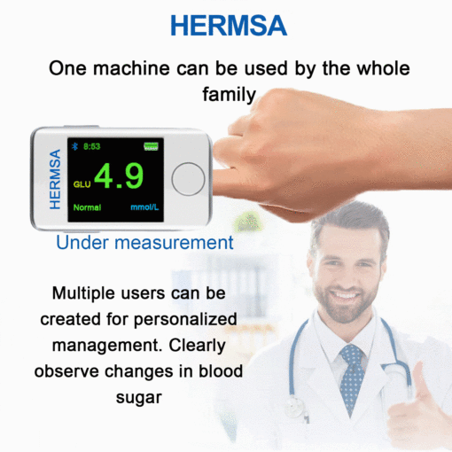 Hermsa™ Blood Glucose Monitor - Image 3