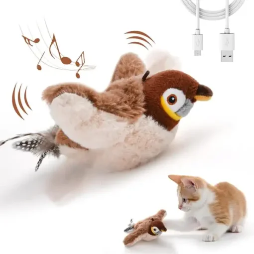 Interactive Chirping Bird Cat Toy - Image 11