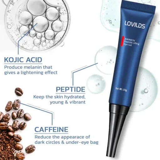 LOVILDS™ Timely Awakening Peptide Lifting Eye Gel - Image 5