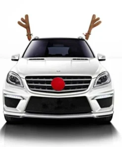 Reindeer Christmas Car Decor