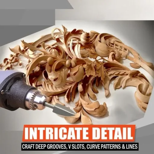 Wood Carving and Engraving Drill Bit Set