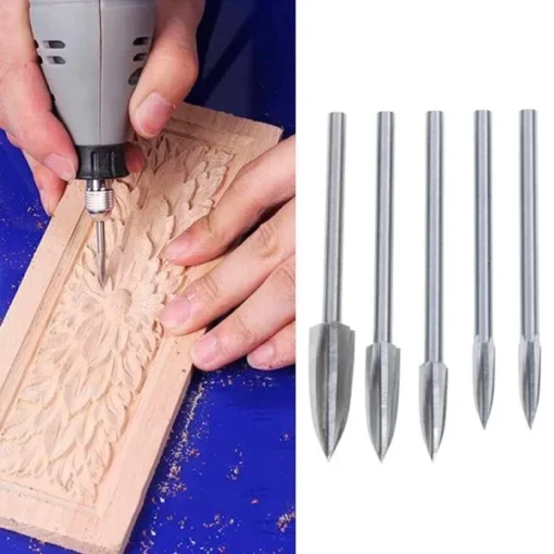 Wood Carving and Engraving Drill Bit Set