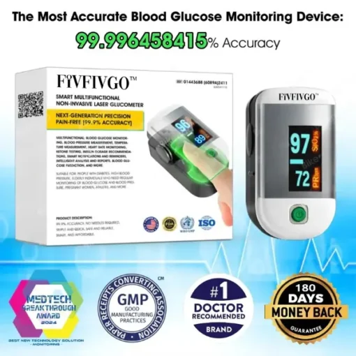 Fivfivgo™ Non-Invasive Laser Blood Glucose Meters - Image 2